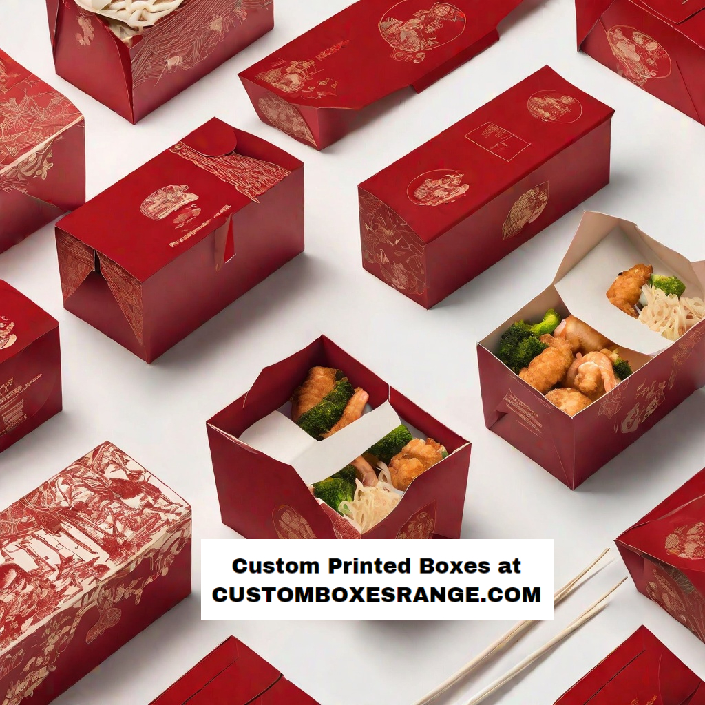 small Chinese takeout boxes