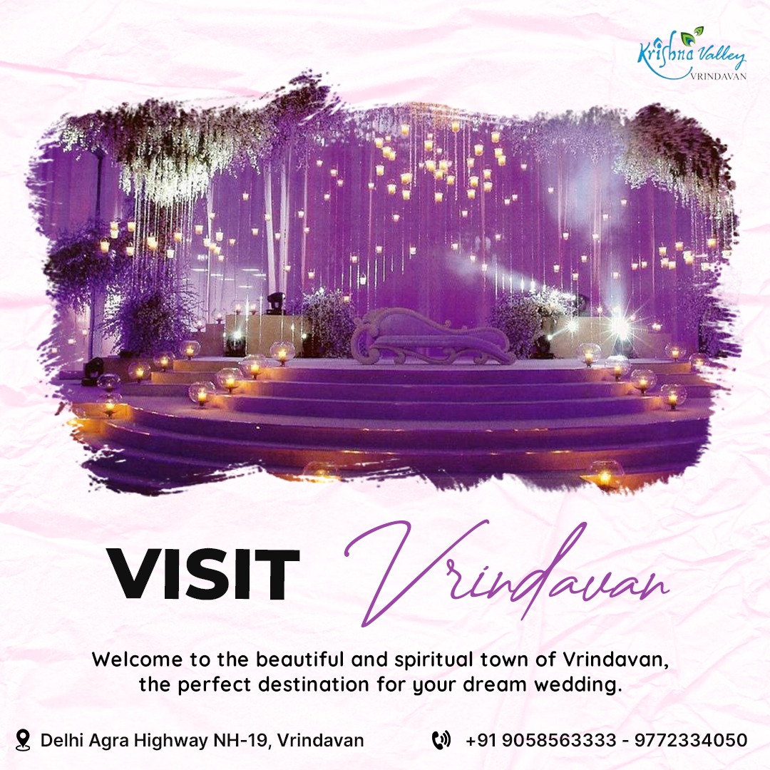 A Divine Union: Destination Wedding at Krishna Valley Wellness Resort, Vrindavan
