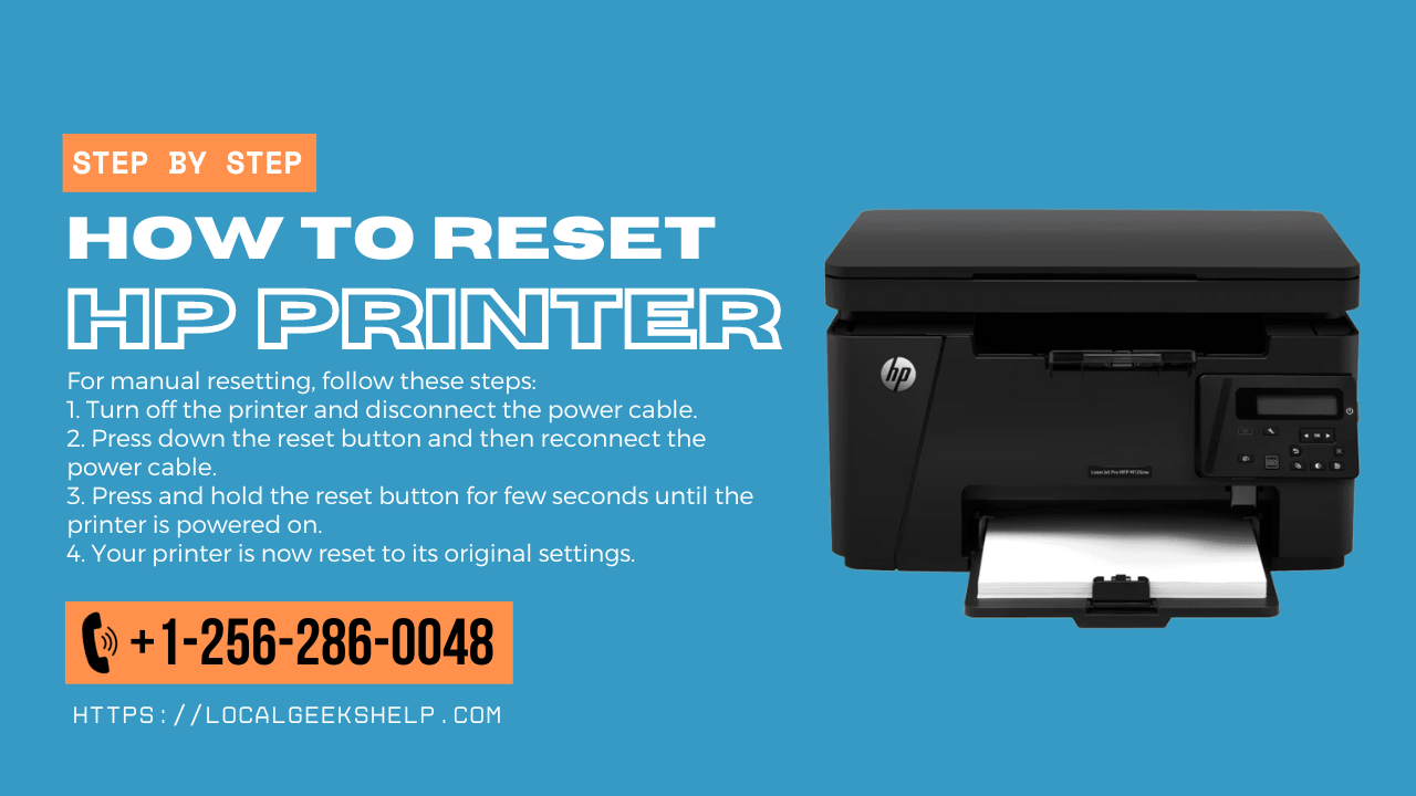 How to Reset HP Printer