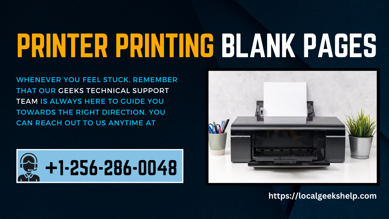 Printer Printing Blank Pages