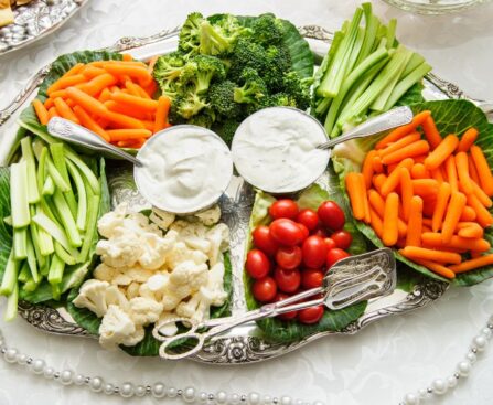 fruit and veggie platter