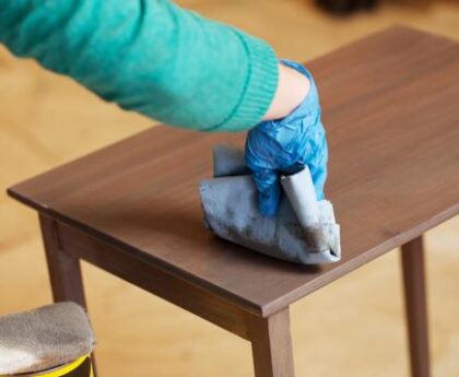 refinishing furniture