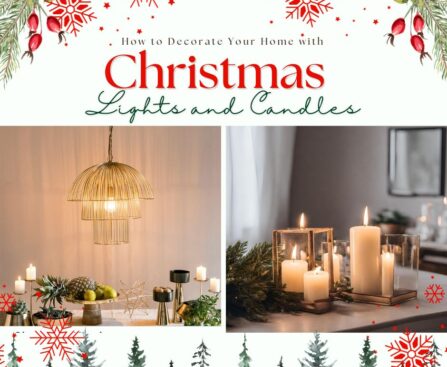 How to Decorate Your Home with Christmas Lights and Candles