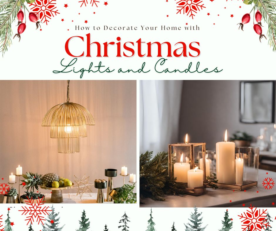 How to Decorate Your Home with Christmas Lights and Candles