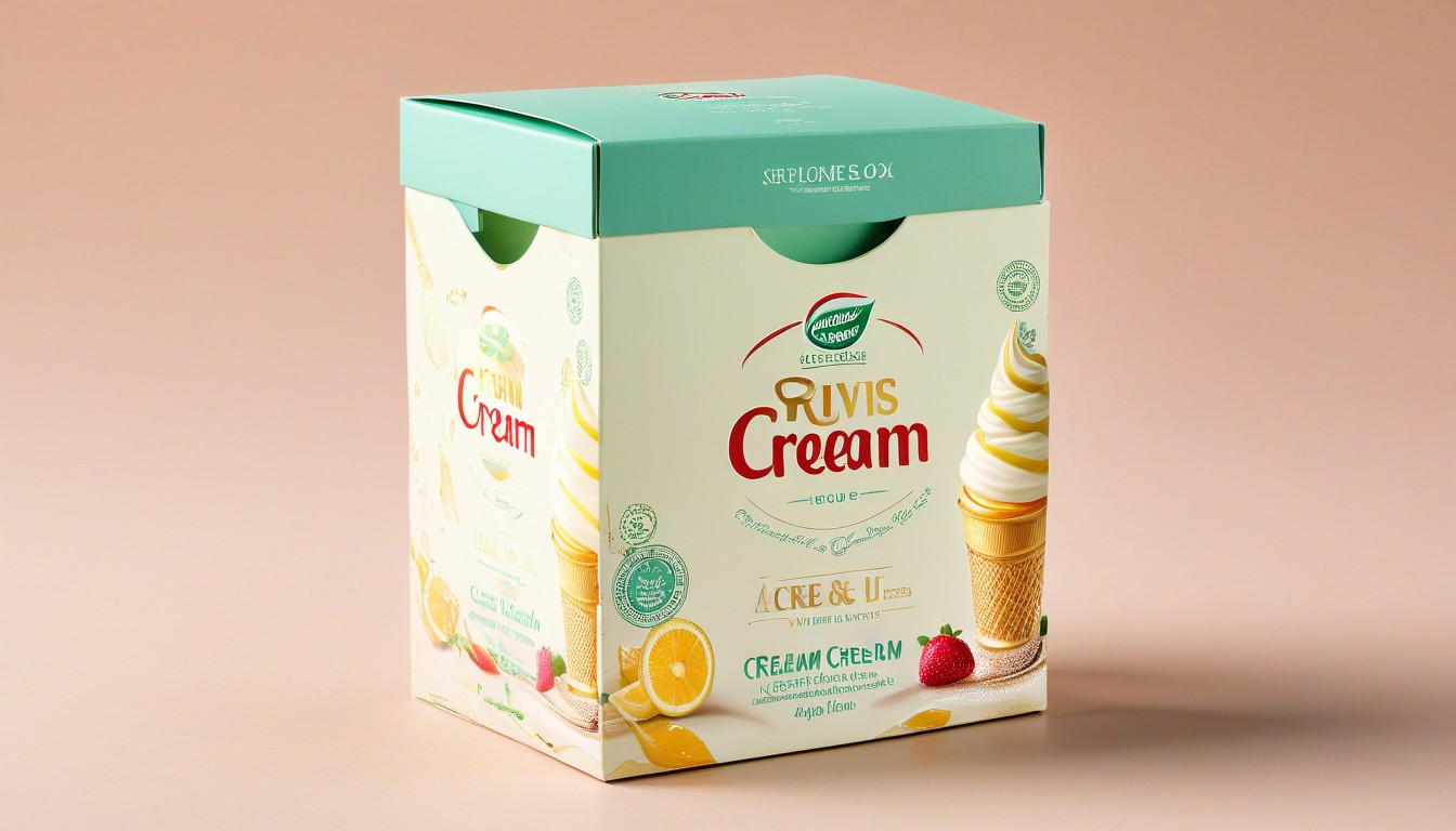 Cardboard Cream packaging